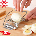 Egg Cutter Stainless Steel Hard Boiled Eggs & Vegetable Slicer for Kitchen Tools