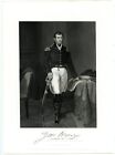 JACOB BROWN, War of 1812 Wounded Lundy's Lane/US Army Commander, Engraving 9532