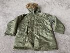 Alpha Industries N-3B Extreme Cold Weather Parka Mens XL Military Jacket Green