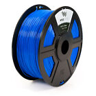 WYZworks 3D Printer Premium PETG Filament 1.75mm 1kg/2.2lb - BLUE