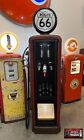 1930’s ROUTE 66 Gilbarco Gas Pump Wine Cabinet - Home / Bar Decor