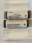 New Listing2011 P and D Uncirculated Quarters Rolls Olympic National Park America the Btfl