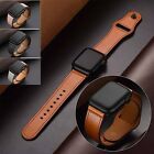 Genuine Leather Apple Watch Band Strap for iWatch Series 9 8 7 6 5 4 3 45mm/41mm