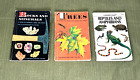 Vintage A Golden Nature Guide Lot Of 3 PB Books 50-60’s Rocks, Trees, Reptiles