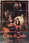 CHINA DE SADE Movie Poster Vintage rare Linda Wong Kelley ODay Folded