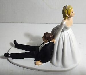 Comical Wedding Cake Topper--Resin