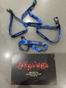 *SOLD OUT Sick New World 2024 VIP Wristbands Las Vegas Slipknot System Of A Down