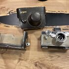 Vintage Argus LC3 Rangefinder 35mm Camera w 50 mm Lens,LC3 Light Meter & Case