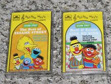 Working Cassette Tapes ~The Best of Sesame Street Bert & Ernie Side By Side