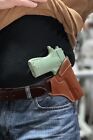 Leather Cross Draw Holster Colt Kimber  1911 Government (Holster only)