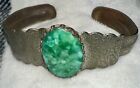 VINTAGE NAVAJO INDIAN SILVER TURQUOISE CUFF BRACELET