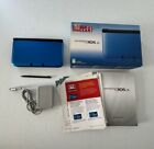 Nintendo 3DS XL Blue Handheld System + Box, Charger, Stylus, Manuals & Tested