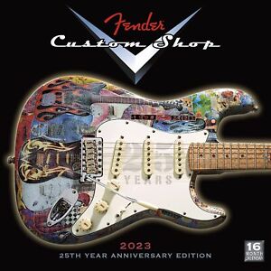 Sellers Publishing Fender™ Custom Shop Guitar Calendar 2023 Wall Calendar w