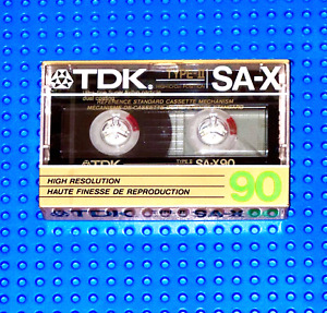 TDK  SA-X   90   1987    TYPE II   BLANK CASSETTE TAPE (1)  (SEALED)