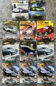 Hot Wheels Premium JDM (Lot of 10) Nissan Skylines, Toyotas + Lamborghini