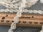 Ivory Pearl Beaded Trim Lace, 3 Yards/Package With a 5 Packages Lot. Total 15yds