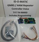 GMRS or HAM repeater ID-O-MATIC w/ your TYT TH-9000D Radios VOICE programmed