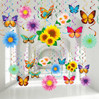 30 Pcs Flowers Butterfly Hanging Swirl Decorations, Spring Summer Sunflower Baby
