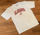 Men's Champion Large White T Shirt Alabama Red Logo Pride College State