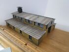 Vintage Built N Scale Large Train Depot Warehouse Building For Train Layout