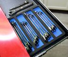Wrench Tool Drawer Insert Organizer Blue and Black Foam Tray 4 Pockets