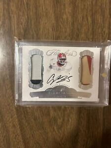 2017 Flawless Champ Bailey /20 Silver Patch Auto Signed Game Used Worn Georgia