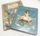 2 Antique Fairytale Children's Story Books Tenggren's And Jolly Time McLoughlin