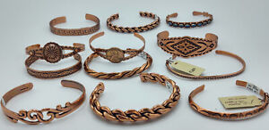 12 Copper bracelets Wholesale Lot. Brand New at Cost. Resale. Made in USA!