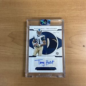 New Listing2021 National Treasures Football Torry Holt #MS-TH Patch Auto 1/1
