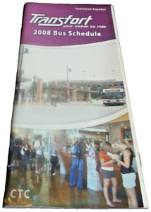 JANUARY 2008 FORT COLLINS COLORADO TRANSFORT SYSTEM RIDER GUIDE BUS MAP