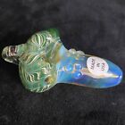 Hand Blown American Made Glass Pendant Necklace Loop Pipe