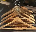 Lot 5 Vintage Wooden Clothes Hangers Advertising - Incl. Hotel St George NY