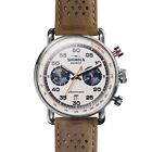 Shinola Canfield Speedway Lap #05 Limited 44MM Brown Leather Watch S0120250982
