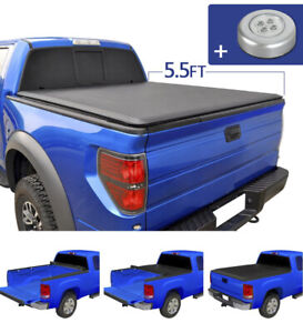 JDMSPEED Roll Up  Soft Tonneau Cover for 2004-2018 Ford F-150 5.5' Short Bed (For: Ford F-150)