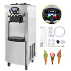 VEVOR Soft Serve Ice Cream Machine 20-28L/H Commercial Yogurt Maker 3 Flavors