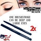 2X BLACK Eye Liner MAC Retractable Waterproof Eyeliner Pencil Pen 2 pieces