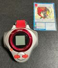 Digimon Tamers Digivice D-ARK ver.1 Red&Silver color Japan Bandai with Card