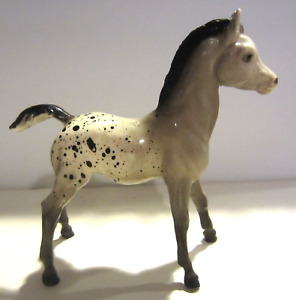 Vintage Breyer Horse Glossy Grey Appaloosa  Arabian Foal with Spots #39