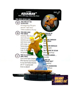 DC Heroclix Aquaman #043 w/ Card Batman Team Up Set