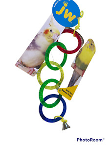JW Pet Bird Toy Activity Olympia Olympic Rings Small Birds Parakeet Cockatiel