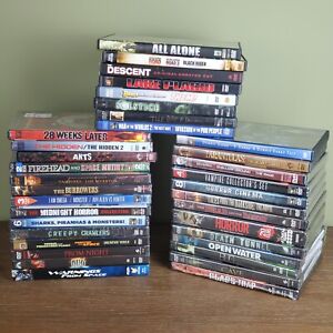 Lot of 34 Horror DVD 27new &8used wholesale resellers