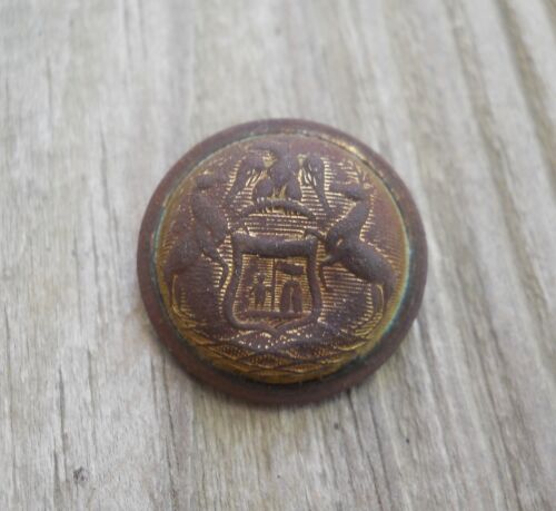 Civil War rare dug Michigan Coat size button Wilderness VA battlefield relic