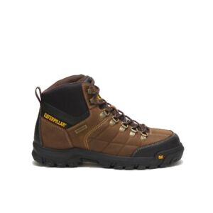 CATERPILLAR P90936-W - Men's Threshold ST WP (Wide) Black Leather Work Boots