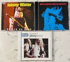 Johnny Winter (3 CD LOT) THE VERY BEST OF, SAINTS & SINNERS, RAISED ON ROCK