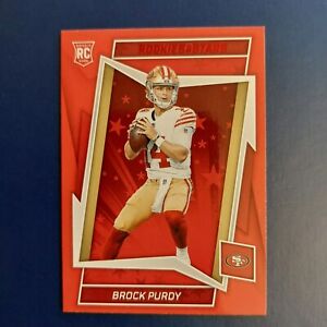 BROCK PURDY 2022 PANINI ROOKIES & STARS RED PARALLEL RC *MINT*!