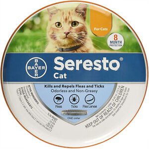 Seresto³ Flea³ and Tick³ for Cat Collar, prevention and Treat 8 Months US
