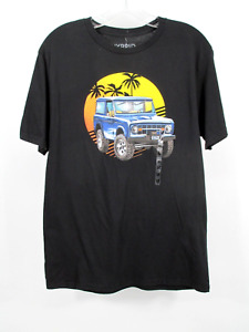 NWT HYBRID APPAREL Pullover T-Shirt Tee Pullover Youth Medium Black Jeep Safari