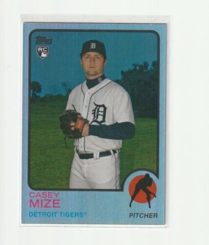 Casey Mize 2021 Topps Heritage Rookie Card RC  /150 #135 Rookie Card Tigers