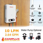 Camplux Pro 10L Propane Gas Tankless Water Heater Outdoor RV Instant Hot Boiler
