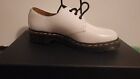 Dr. Martens Doc DM Women's 1461 Oxford White Patent Leather Shoes Size 8 NEW